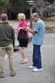 Angelica and Richard Carpenter arrive from ninety-plus weather in Fresno in hopes of finding a cooler clime at Asilomar (they did!)