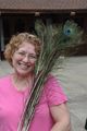 Margaret Koontz prepares to decorate Fred Farr Forum