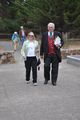 Clare and Bob Baum (are they dancing a jig?)